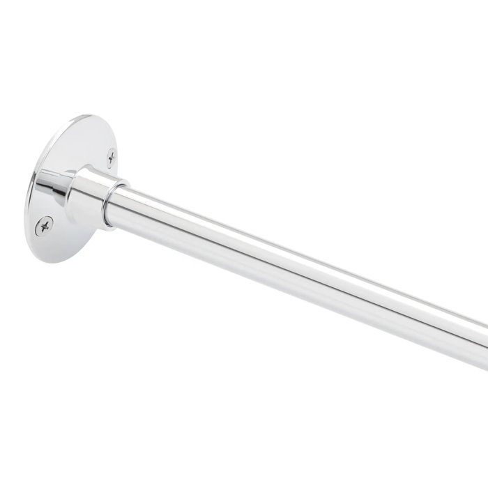 Signature Hardware 60" Brass Oval Shower Rod Enclosure with Ceiling Supports & Reviews Wayfair